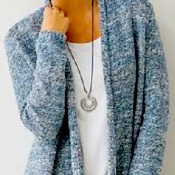 Pure Jill sweater ⭐️ cotton ⭐️ blue & white ⭐️ - Picture 2 of 8